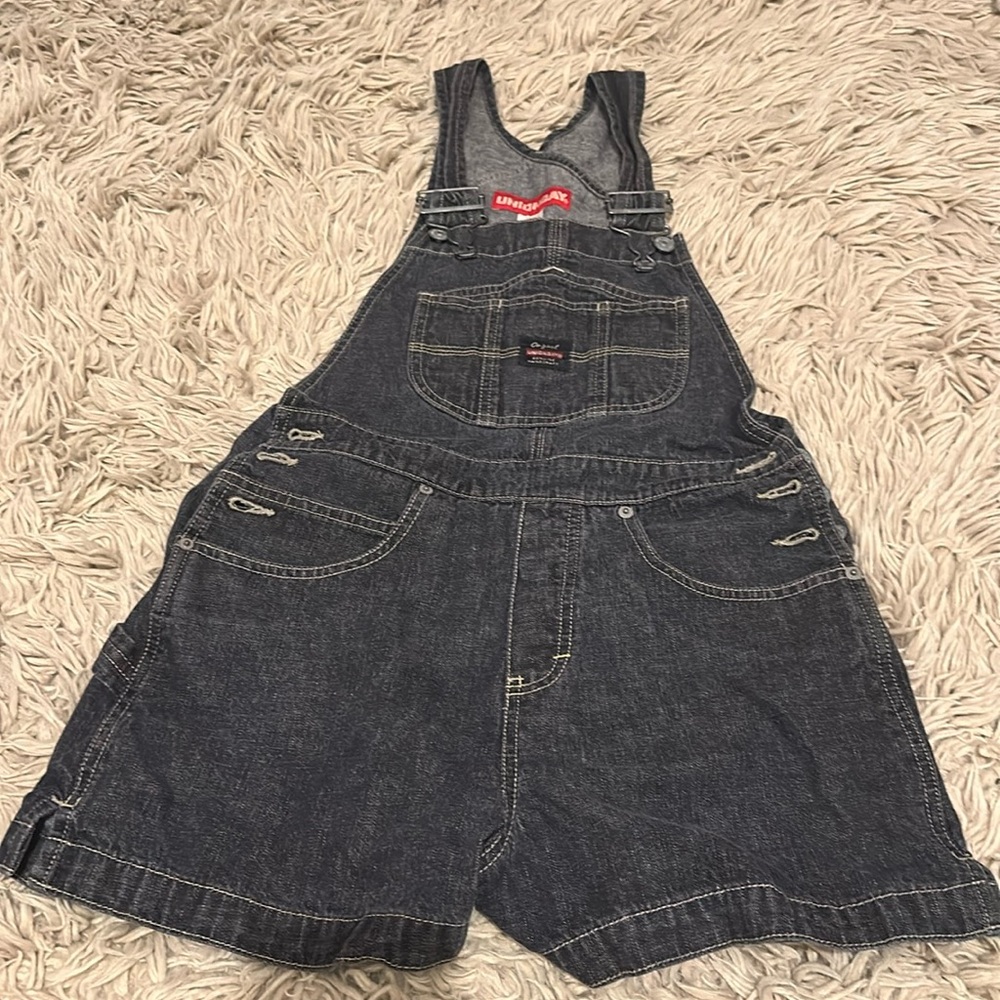 Union Bay cotton short overalls